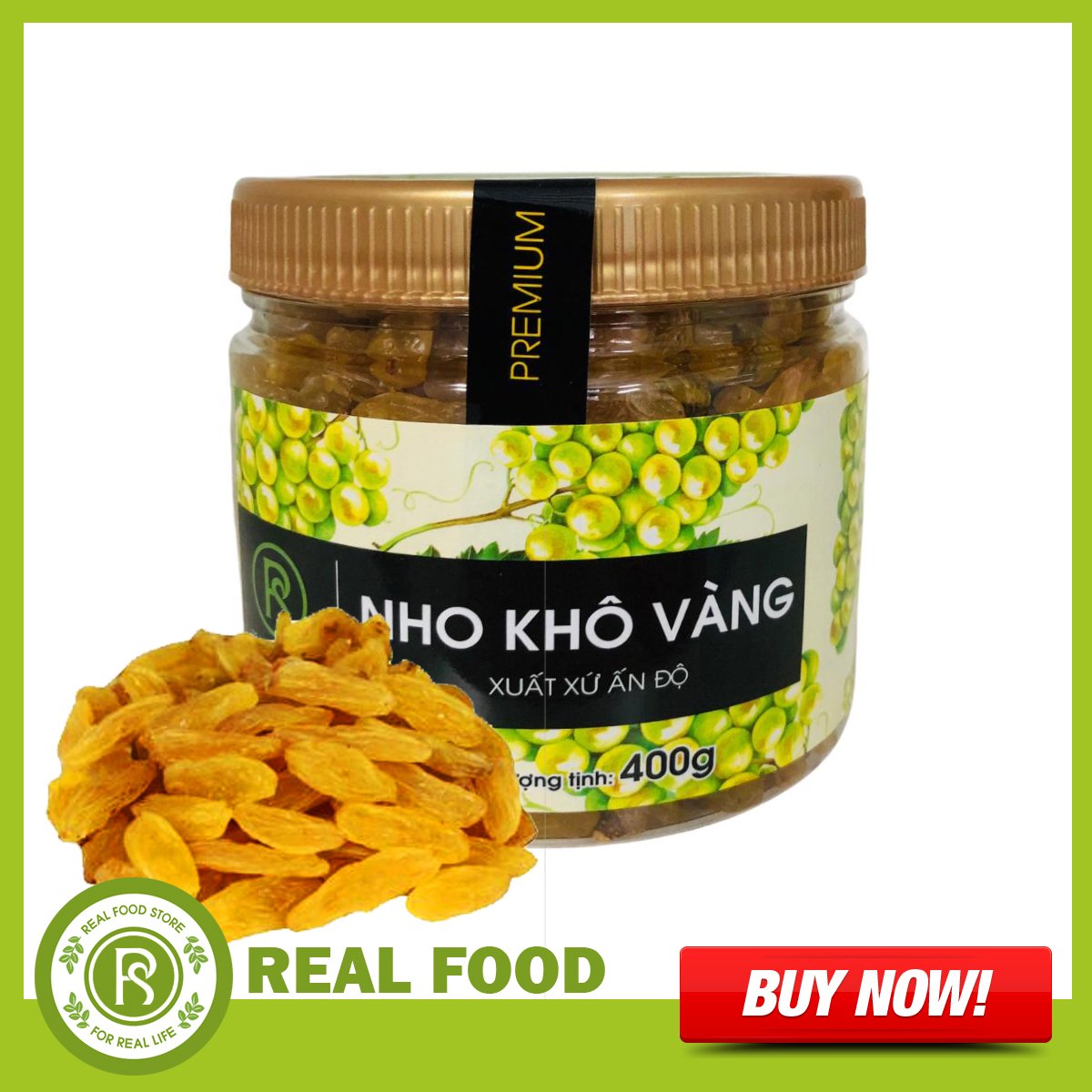 Nho Khô Vàng 400g